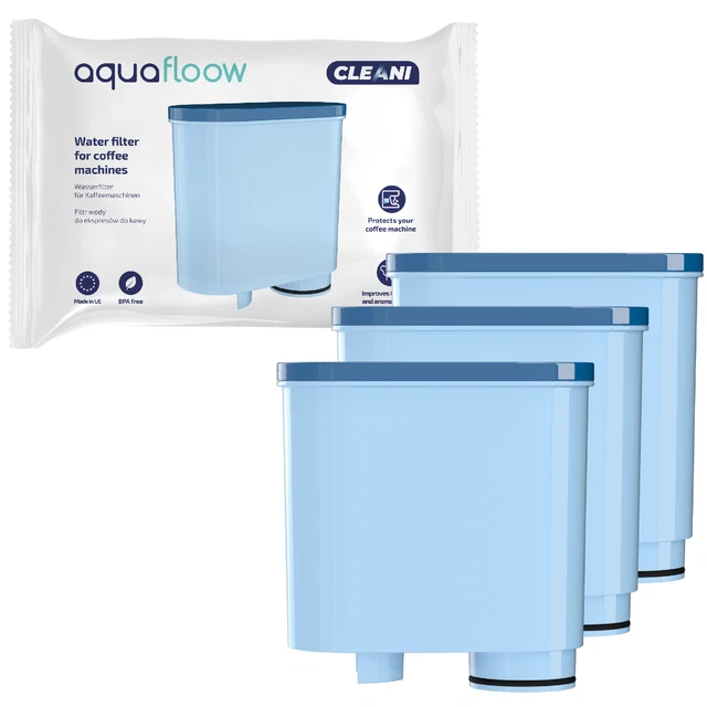 3x CA6903 Filtre compatible avec Machine à Café Série Saeco Philips AquaClean