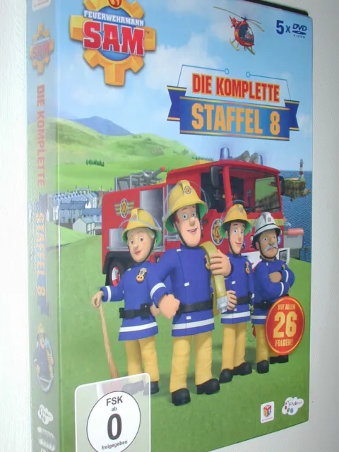 Feuerwehrmann Sam - Die Komplette 8.Staffel (5 Dvd´s)  5 Dvd Neu