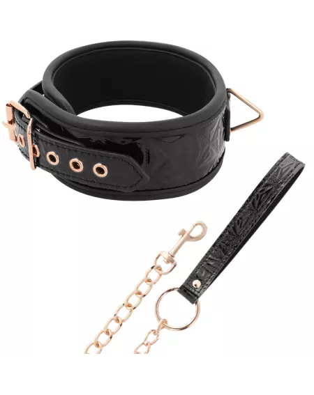 Begme - Black Edition Collar Cuero Vegano Con Forro De Neopreno