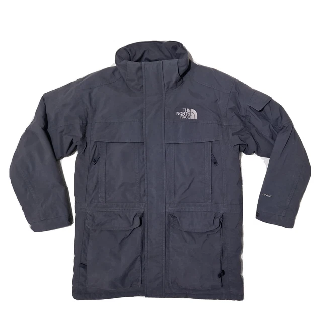The North Face Hyvent Men's Goose Down Insulated Padded Grey Jacket Size Medium