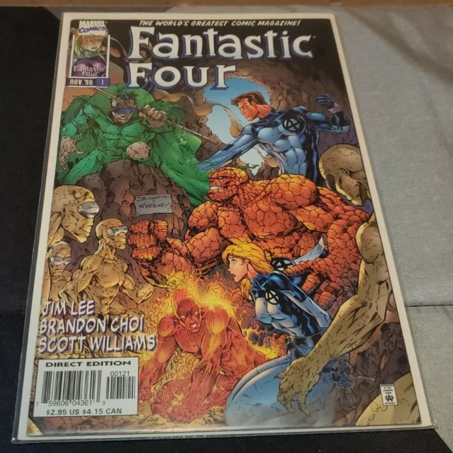 Fantastic Four Vol. 2 #1 (Marvel 1996) Heroes Reborn Variant Cover