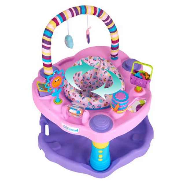 canadian transport Evenflo ExerSaucer Sweet Tea Bouncing Activity Saucer