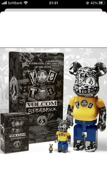 BE@RBRICK VOLCOM 100% 400% ベアブリック ボルコム