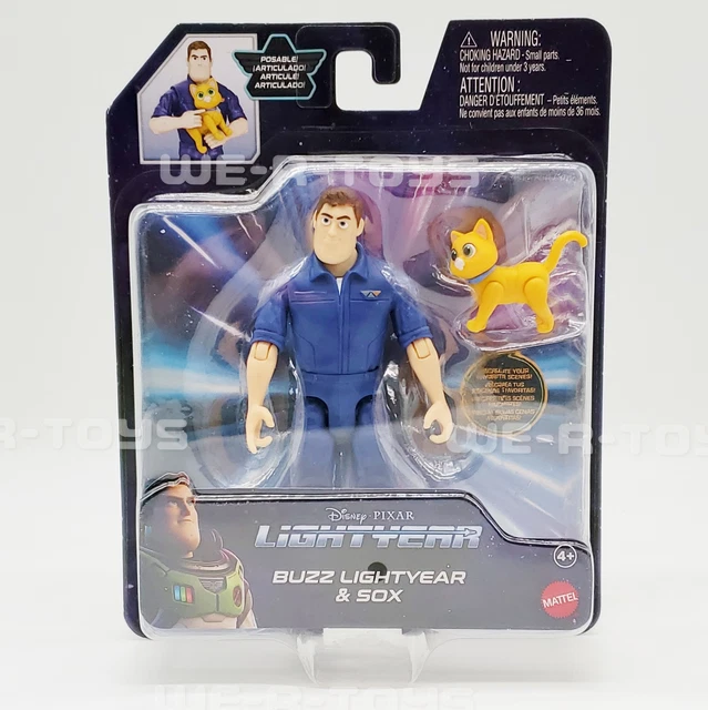 DISNEY PIXAR LIGHTYEAR Buzz & Sox the Cat Action Figures 2021 Mattel