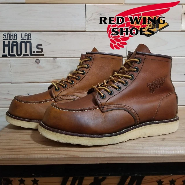 RED WING BOOTS 875 Classic Moc US:8D Leather Brown 042005d £245.84 ...