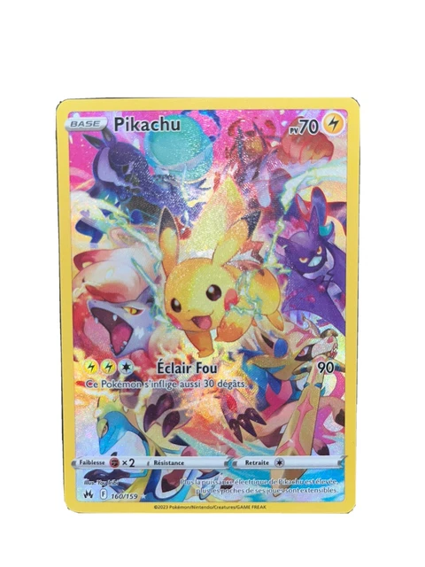 Carte Pokémon EB12.5 Zenith Suprême Pikachu 160/159 Secrète FR