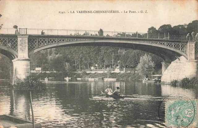 Cpa Val De Marne 94 La Varenne Chennevieres Le Pont