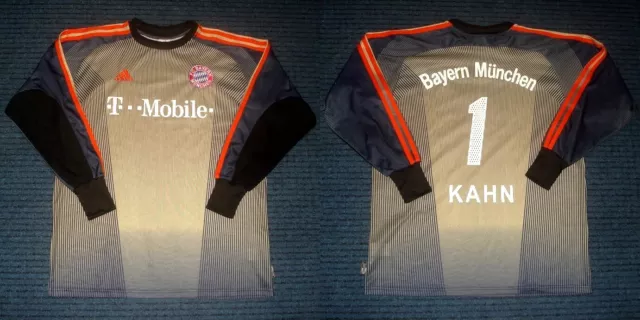 Oliver Kahn Bayern Munich 1998-1999 Home Goal Keeper Jersey Trikot