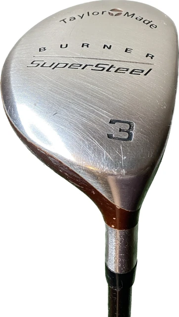 TaylorMade Burner Supersteel 3 Wood Bubble Graphite Shaft Senior Flex RH 43”L
