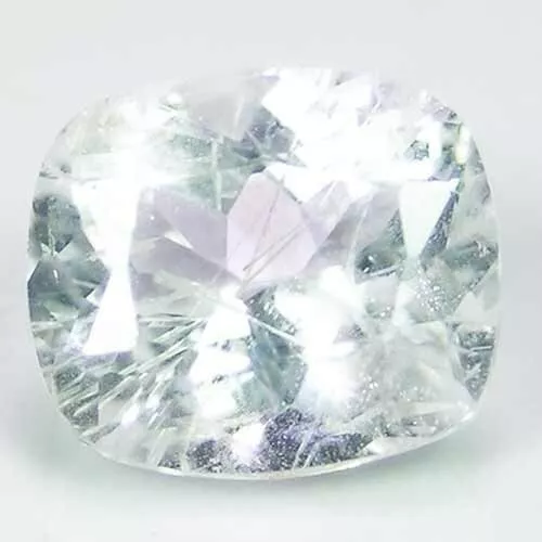 Delightful Natural Russian Silver White Color Cushion Cut Phenakite 1.0Ct