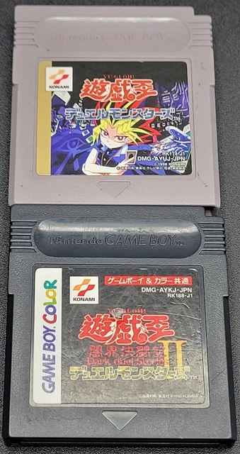 Yu-Gi-Oh! Duel Monsters I and II KONAMI Combo Nintendo Gameboy Color Japanese