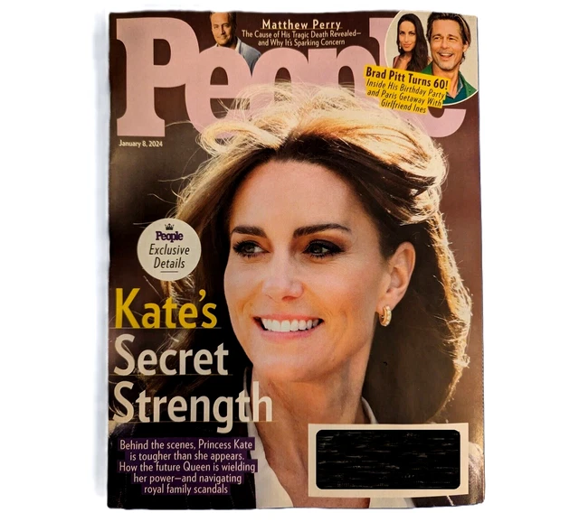 PEOPLE MAGAZINE January 8 2024 Princess Kate Matthew Perry Brad