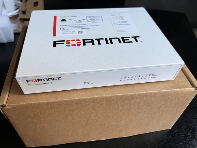Fortios Packing FORTINET FORTIGATE 60E Firewall - FortiOS 7.4.9 - Unregistered EUR 139 ...