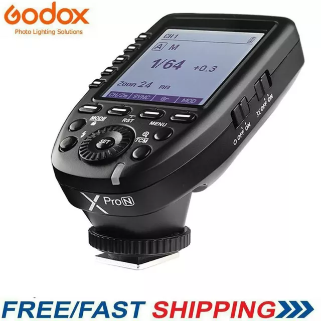 US Godox XPro-N 2.4G TTL Wireless Speedlite Camera Flash Trigger for Nikon