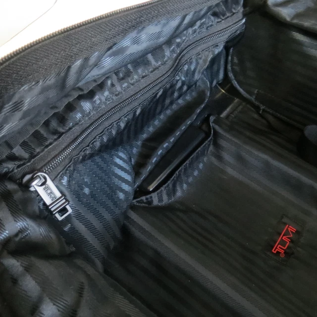 Black Tumi Alpha Expandable Wheeled Rolling Suitcase 14