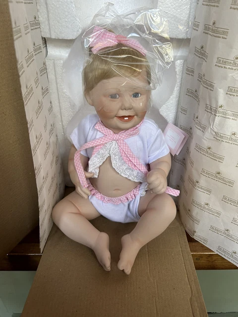 12" Vintage Ashton Drake Galleries Cute as a Button Porcelain Doll