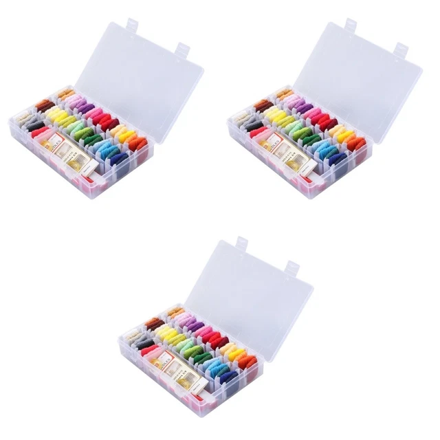 3 piezas Rodillos de costura de hilo Bordado Bordado Hilo de relleno Kit