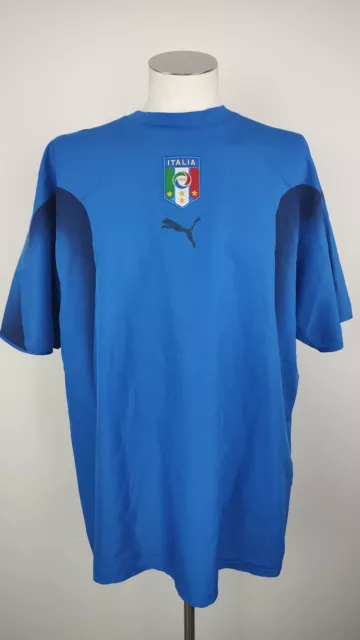 PUMA Italy Soccer Jersey Trikot Man Size 2XL Vintage