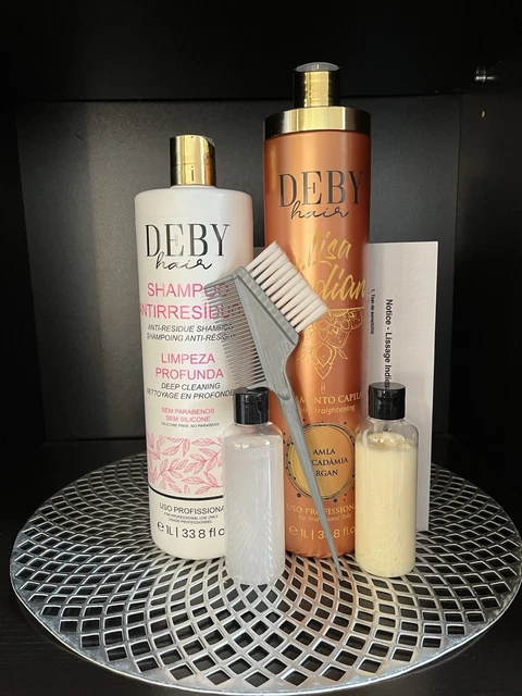 Kit Lissage Brésilien Donna Indiana Gloss Balm - Soin Queen Care Pour Cheveux Lisses Et Brillants