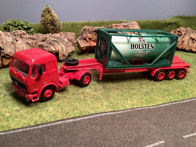 Fina Sella Per Semirimorchio Camion Mercedes Autocisterna IMU – Scala H0 1:87 #11 - Foto 5