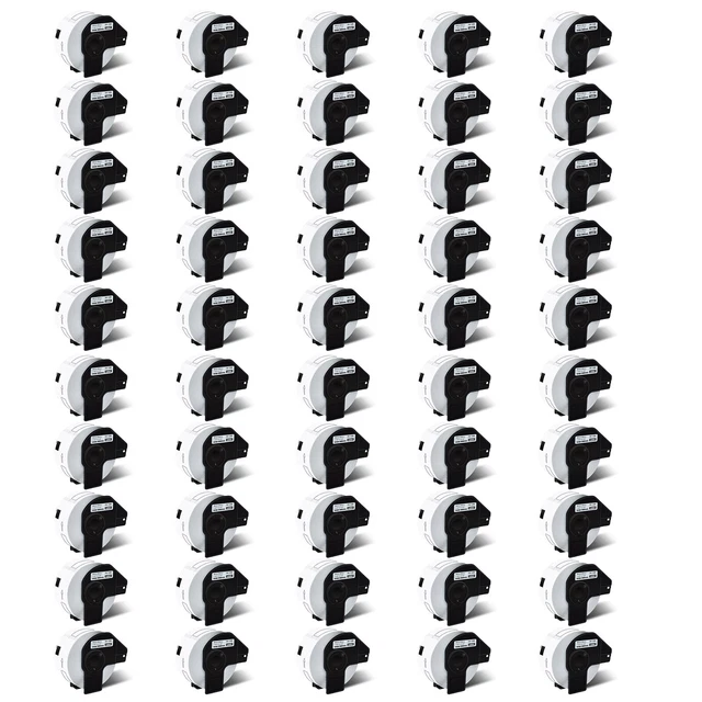 50 Rolls Large Address Labels 1.4"x3.5" Fits all Brother QL Printers DK-1208