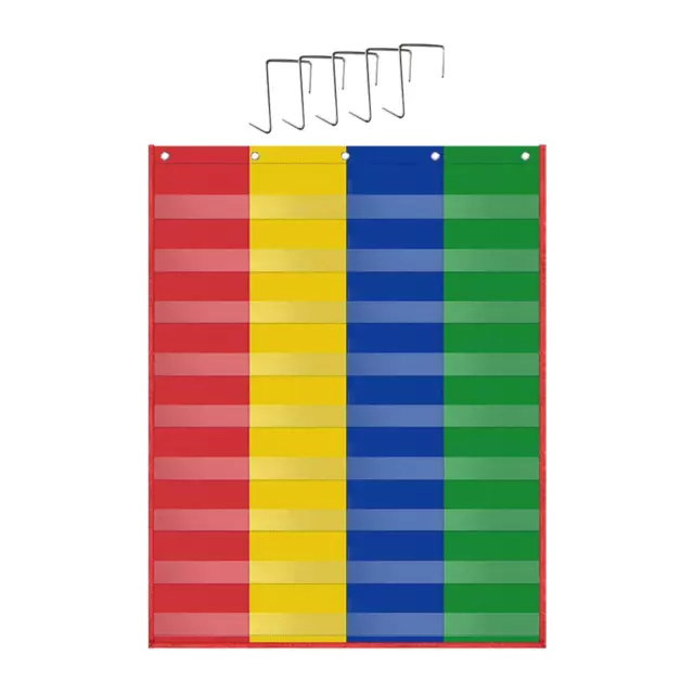 DAILY SCHEDULE POCKET Chart Attractive over Door Mountings Sight Words 