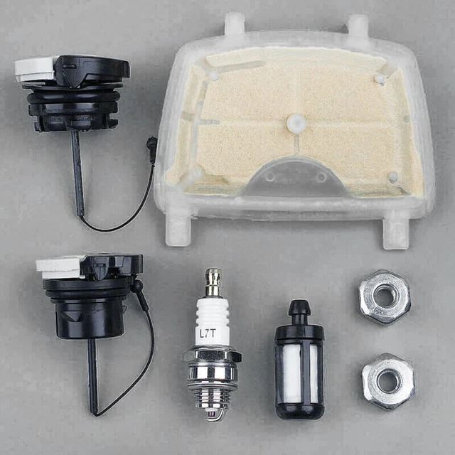 Premium Air Fuel Filter Oil Cap Kit for Stihl MS171 MS181 M 01 M 11 Chainsaw