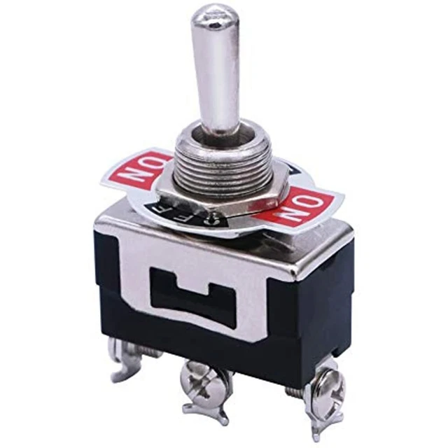 Mxuteuk 3pcs Heavy Duty Momentary Rocker Toggle Switch 16A 250V 20A 125V SPDT