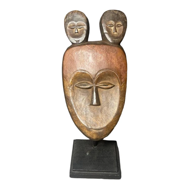 Kwele Mask, African Art Wood Carving