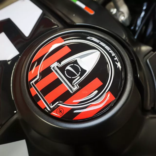 Protection Bouchon Réservoir Moto Adhésif 3D Compatible Avec Ducati desertx 2023