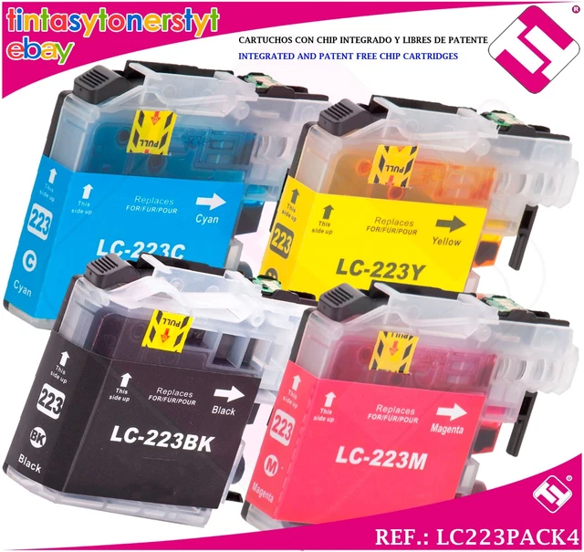 5 Compatibile LC223 Inchiostro per Brother MFC-J4625DW MFC-J480DW MFC-J5320DW 5060275845817