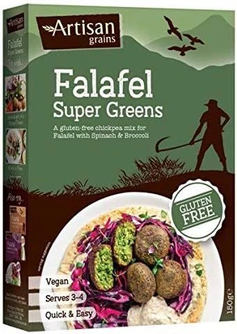 Cereali artigianali grani di artiano super verdi miscela di falafel 150 g