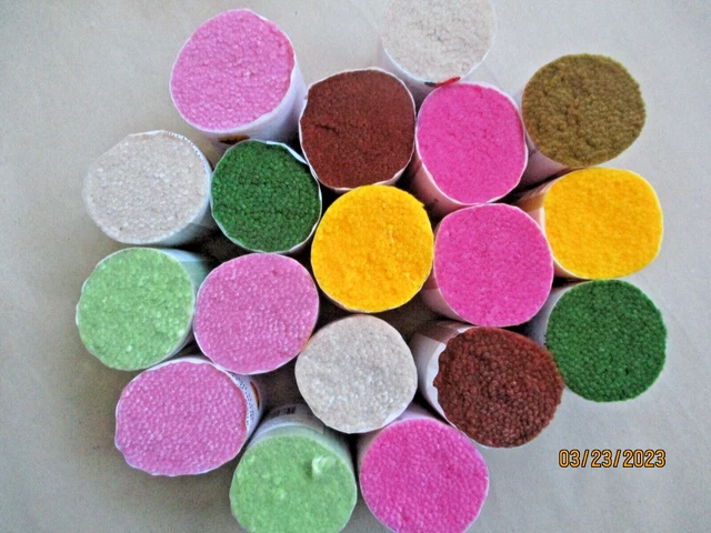 Hilo de alfombra de gancho de pestillo 16 PAQUETES DE COLORES MIXTOS HILO PREMIUM VENDEDOR DEL REINO UNIDO