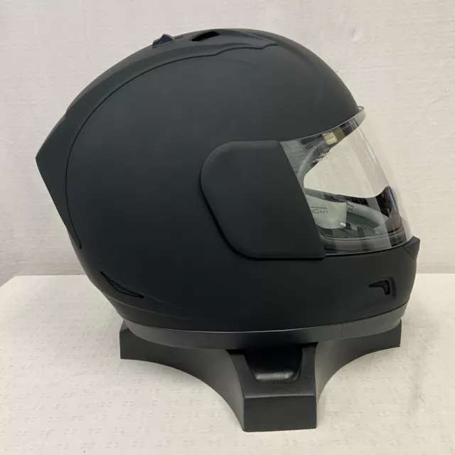 Icon Alliance GT Street Motorcycle Helmet Soft Matte Black Size XXL/2XL CLOSEOUT