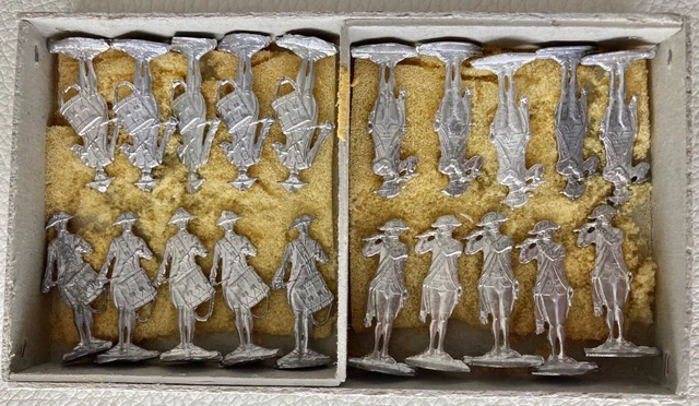 Lot 6 Plats d'étain Zinnfiguren 40mm Mignot Lucotte CBG - Musiciens