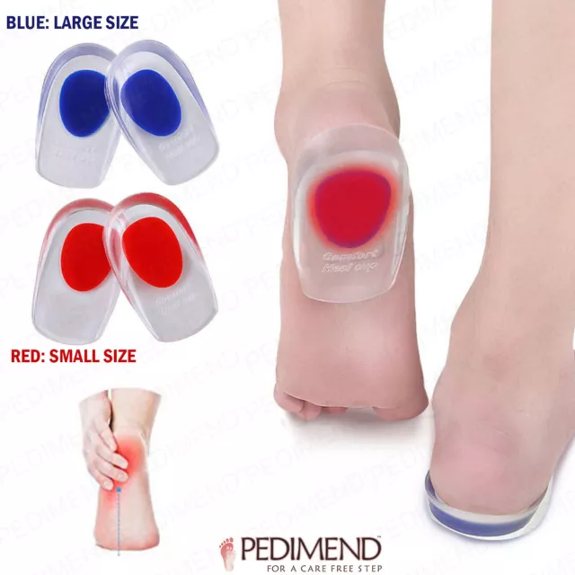 Pedimend™ 2X Silicone Heel Pads for Heel Pain, Bone Spur & Achilles Pain Relief