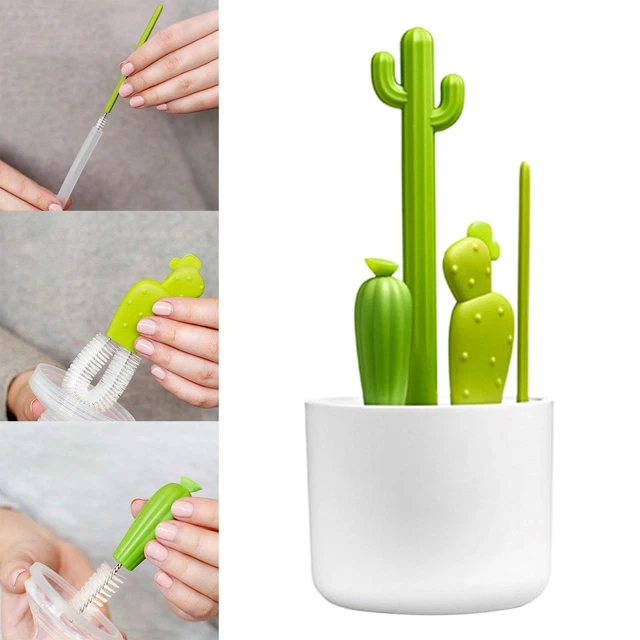 4 Pièces Brosse Coupe Multifonctionnelle Brosse Crevasse Flexible Pour
