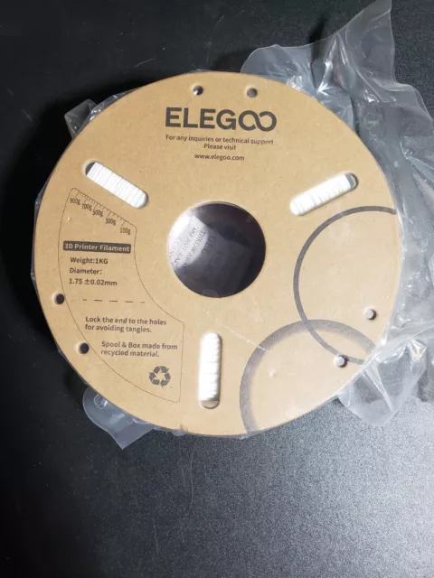 ELEGOO PLA 3D Printer Material 1KG Filament Dimensional Accuracy +/- 0.02MM