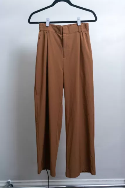 ALO Yoga Womens Size Small High Waist Pursuit Trouser Color Brown/Rust