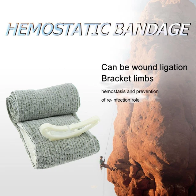 Bendaggio di emergenza 4 pollici bende elastiche legatura ferita forniture pratiche per esterni