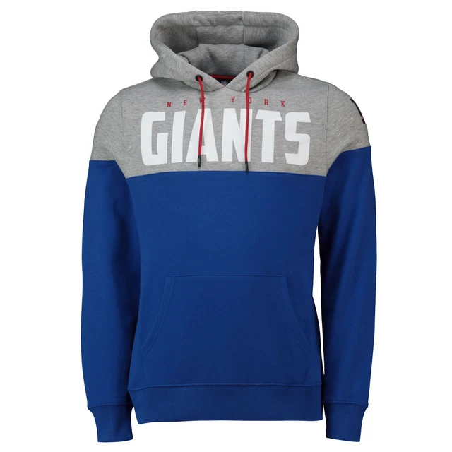 NFL Hoody New York Ny Giganti Hoody Taglio & Sew con Cappuccio Felpa Pullover