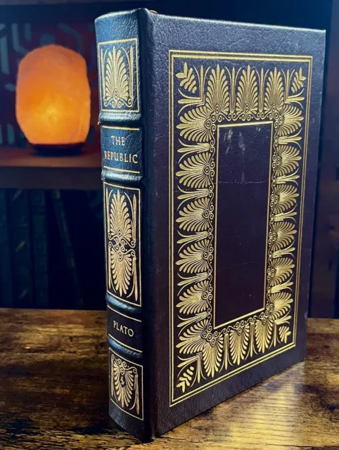 The Republic by Plato Easton Press 100 Greatest Books Ever Written Leather Bound