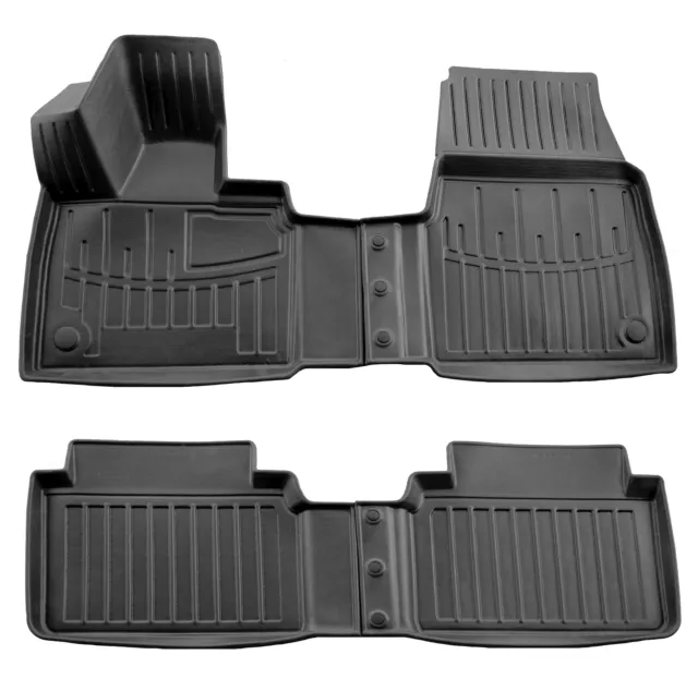 Gummifußmatten für BMW i3 2013-2022 3D Schalen Set Automatten