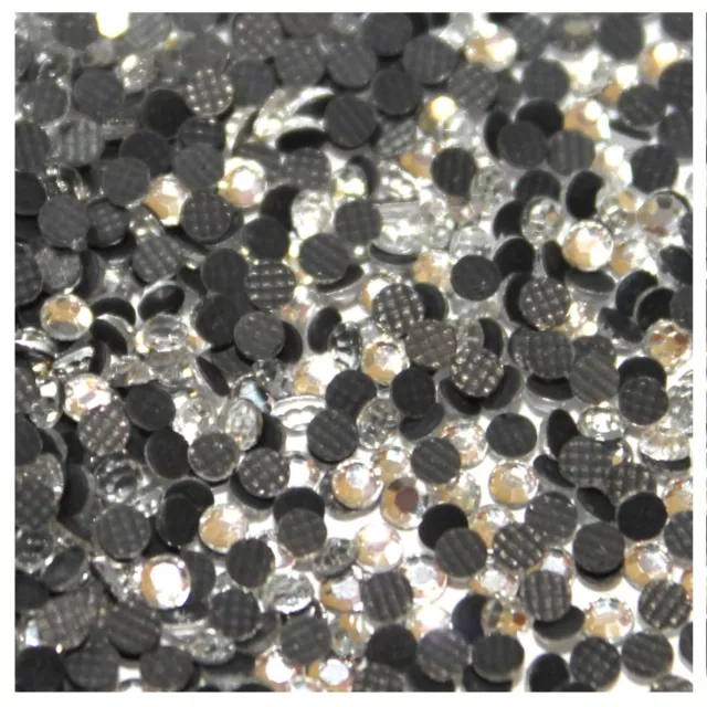 Strass couleur CRISTAL 500 ex mélange s6+ s10+ s16+ s20 HOT FIX RHINESTONE mixed