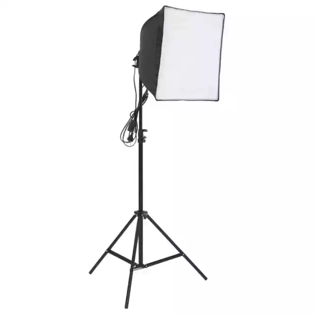 Kit de iluminación estudio con trípode y softbox vidaXL 3