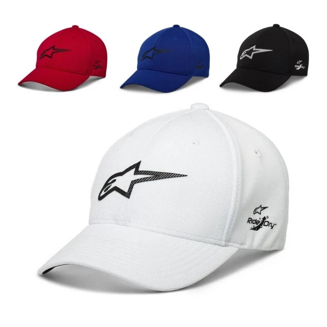 Alpinestars Ageless Velo Tech Mens Polyester Casual Hats - Black/Blue/Red/White