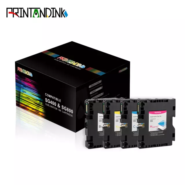 PRINTANDINK Sublimation Encre Compatible avec Sawgrass Virtuoso SG400 SG800