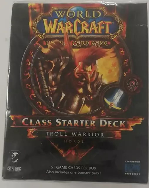 WOW WORLD OF WARCRAFT Class Starter Deck - Troll Warrior HORDE NEW SEALED ENG