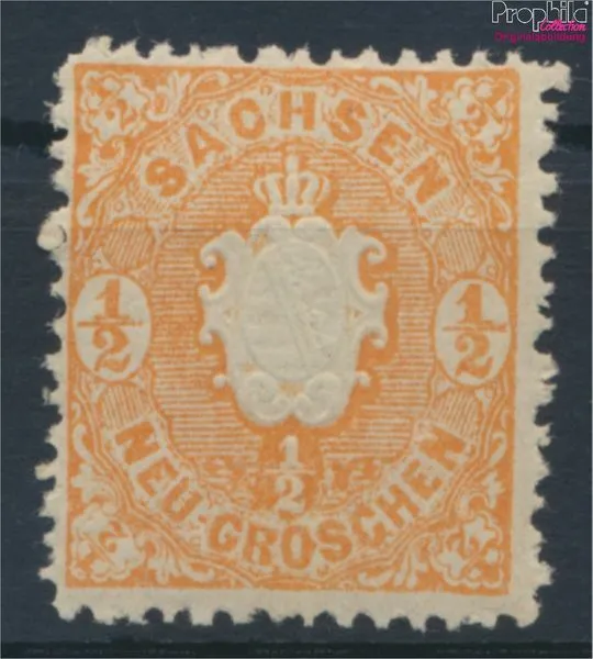 Briefmarken Sachsen 1863 Mi 15c postfrisch(9399723