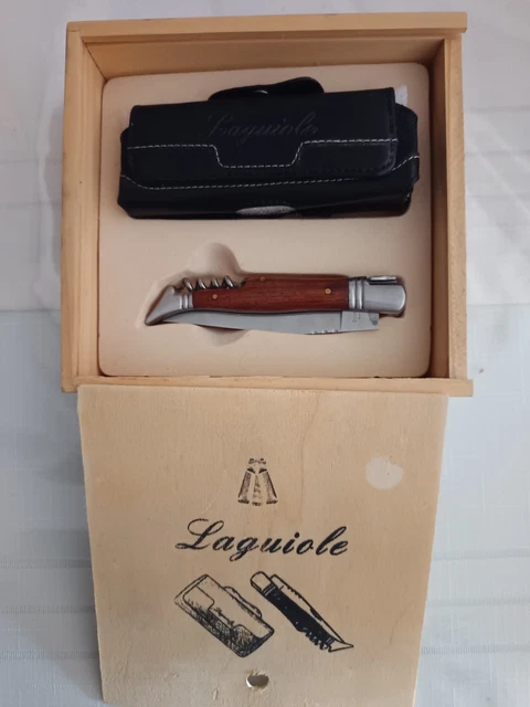 Coffret de 6 couteaux laguiole France graphite noir